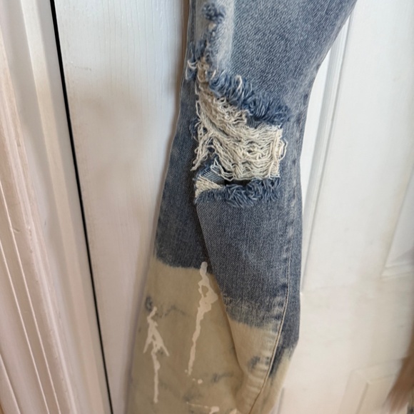 Fashion Nova Men Impression Medium Wash Skinny Jeans SZ 30.5 - Picture 6 of 11